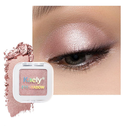 Kaely Dusty Pink Champagne Shimmer Eyeshadow front view