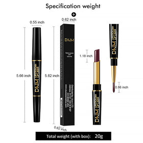 Kaely lip liner and lipstick set arranged with makeup accessories