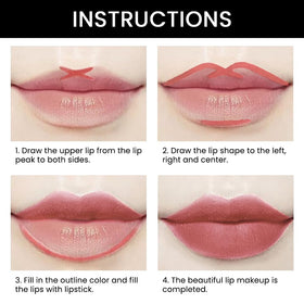 Kaely lip liner and lipstick set in elegant packaging