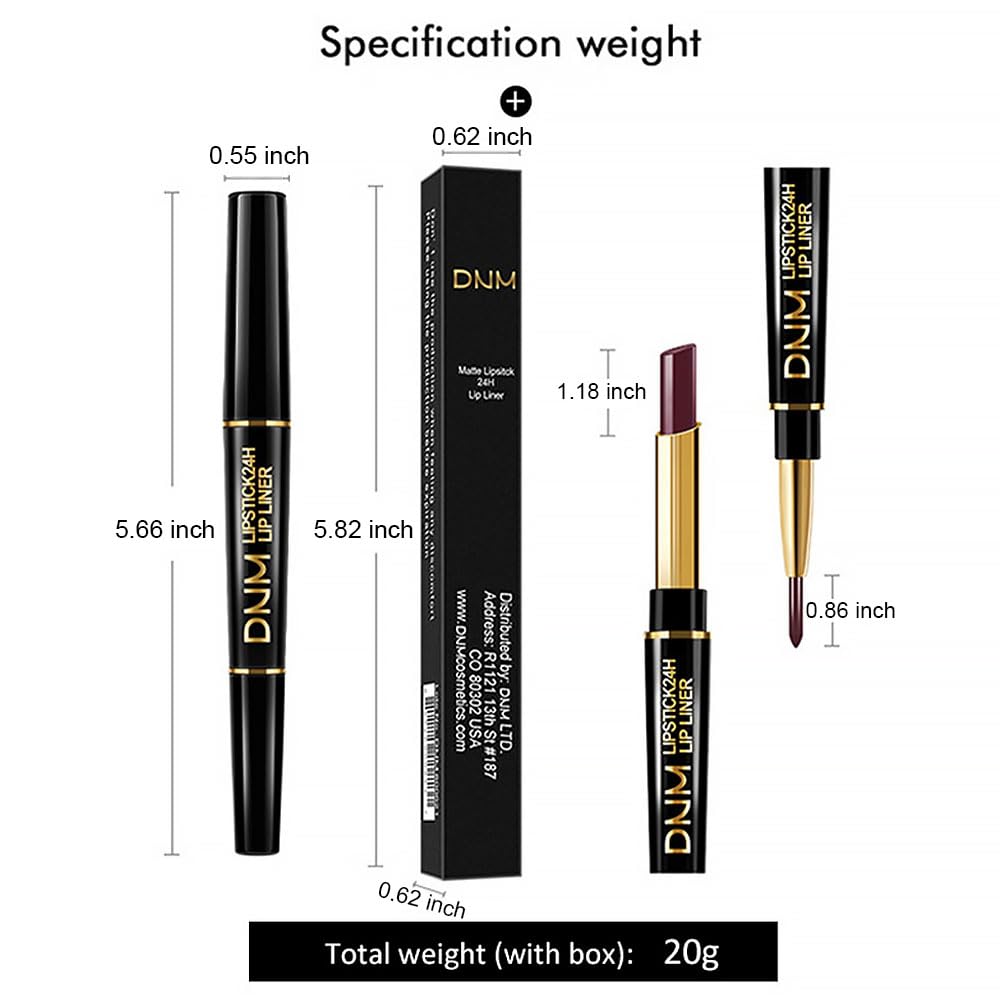 Kaely lip liner and lipstick set in use during makeup application