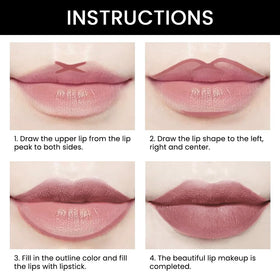 Kaely lip liner and lipstick set packaging