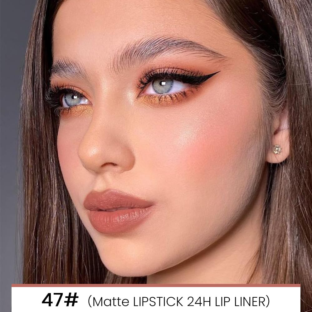 Kaely lip liner in vibrant red shade with precision tip