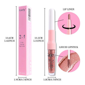 Kaely Lipstick and Lip Liner in use at a summer party