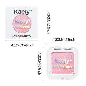 Kaely Pressed Single Eyeshadow Pink Shimmer close-up