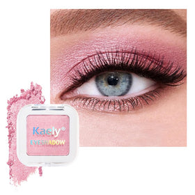 Kaely Pressed Single Eyeshadow Pink Shimmer front view