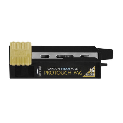 KAI Captain Protouch MG Razor Blades front view with dispenser