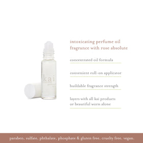 kai Rose Absolute perfume oil roll-on lifestyle scene