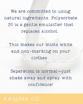 Kailuna Co. Cocoa Butter Cashmere Hair & Body Mist lifestyle scene