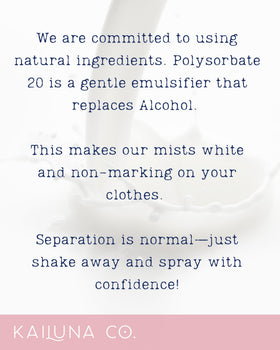 Kailuna Co. Gardenia Essential Oil Hair & Body Mist in a travel bag