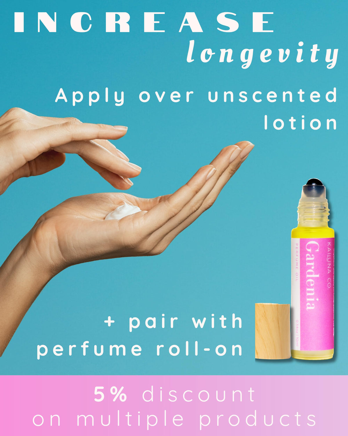 Kailuna Co. Gardenia Essential Oil Hair & Body Mist packaging