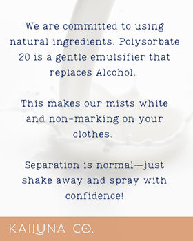 Kailuna Co. Orange Patchouli Hair & Body Mist gift presentation
