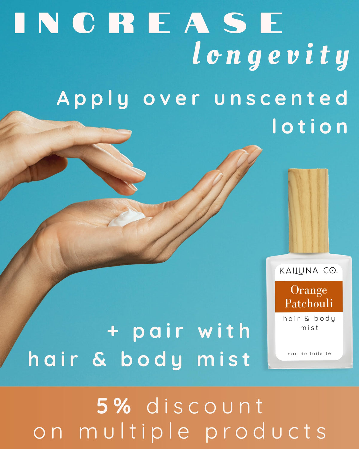 Kailuna Co. Orange Patchouli Perfume Roll On side view