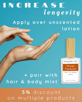 Kailuna Co. Orange Patchouli Perfume Roll On side view