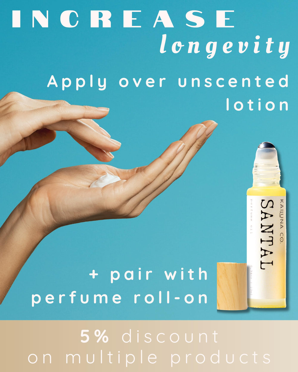 Kailuna Co. Santal Essential Oil Hair & Body Mist packaging