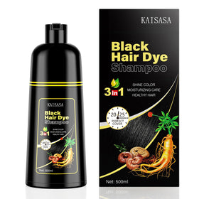 KAISASA Black Hair Dye Shampoo 3 in 1 front view