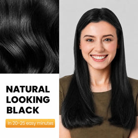 KAISASA Black Hair Dye Shampoo 3 in 1 side view