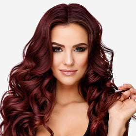 KAISASA Dark Burgundy Hair Dye Shampoo 3 in 1 back view