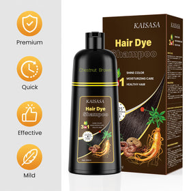 KAISASA Hair Dye Shampoo 3 in 1 lifestyle usage