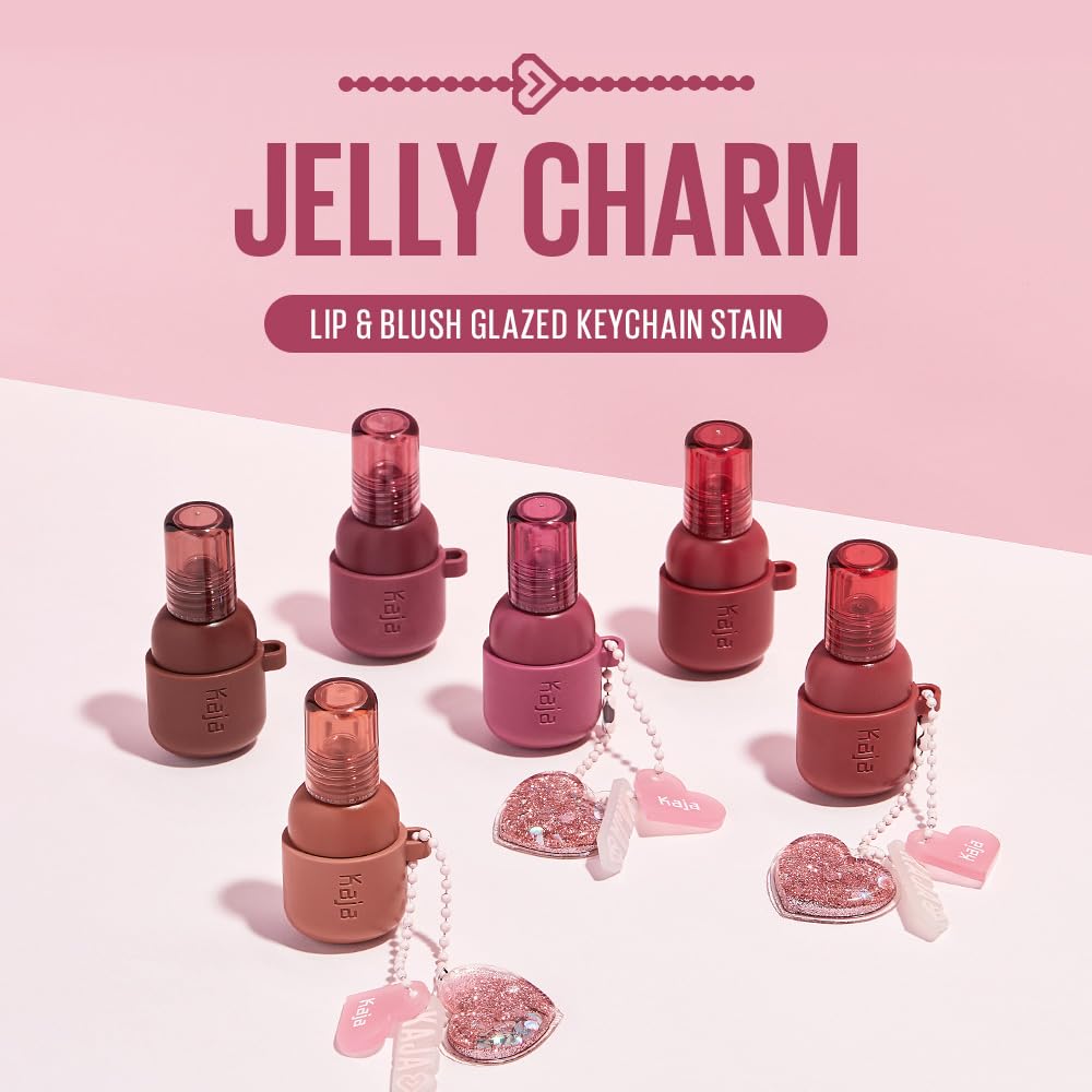 Kaja Lip & Blush Glazed Keychain Stain Cherry Spritz packaging