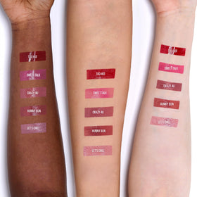 Kaja Lip Gloss Heart Melter 03 Crazy 4U in makeup setup