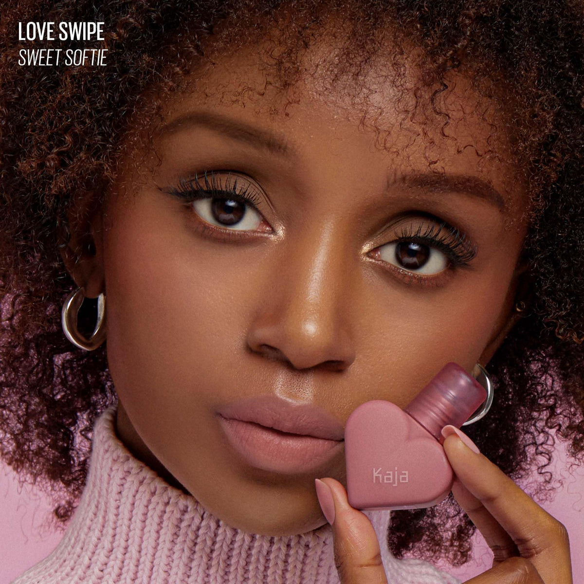 Kaja Lip Mousse Love Swipe 02 Sweet Softie applicator tip close-up