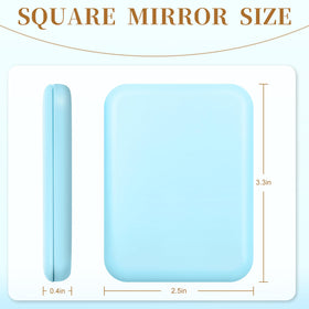 Kakuje Compact Mirror close-up of LED button