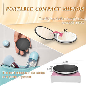 Kakuje Compact Mirror closed showing sleek design