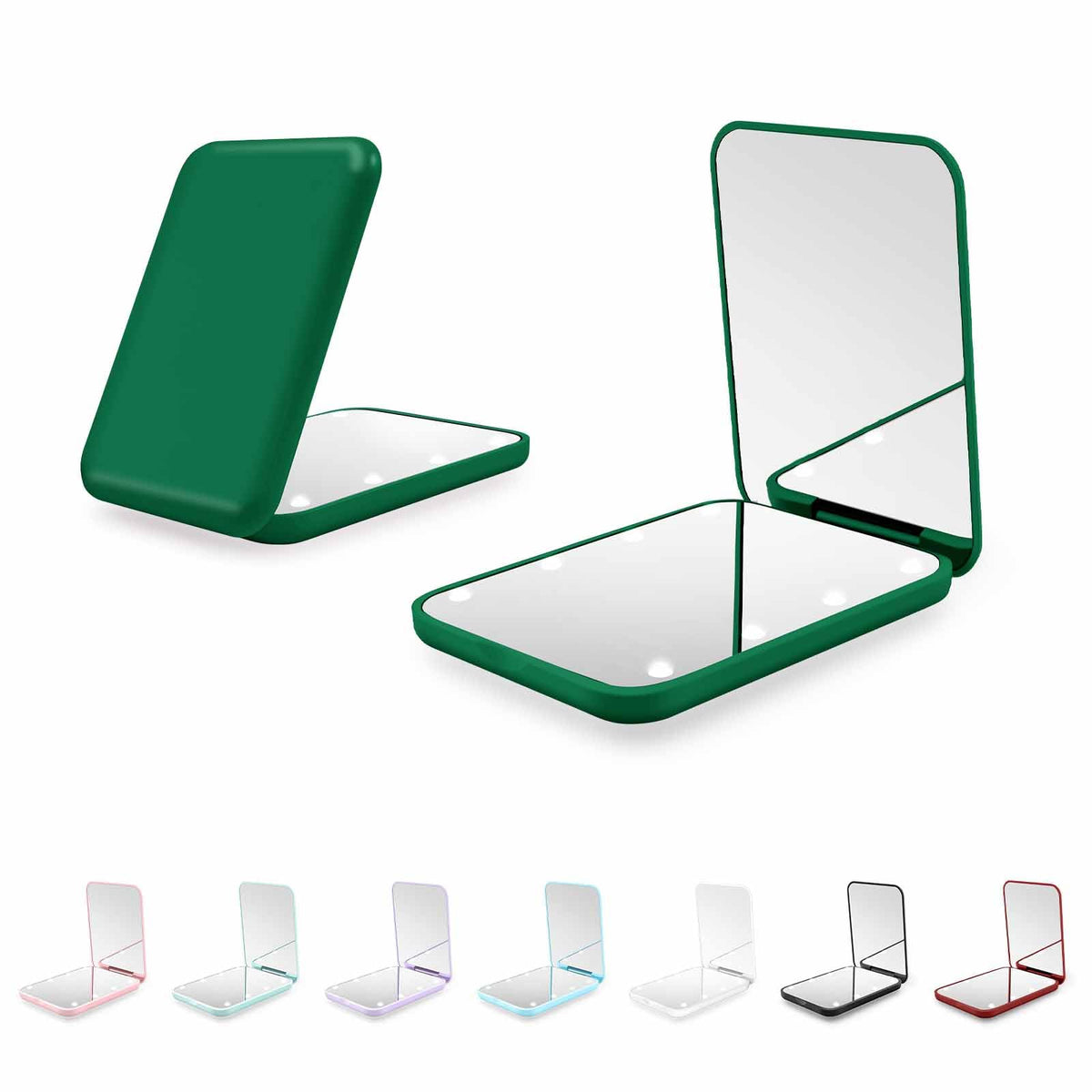 Kakuje Compact Mirror with LED light front view