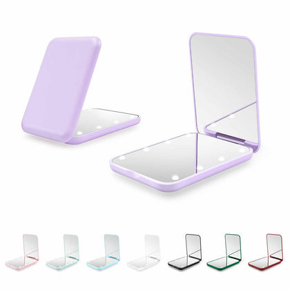 Kakuje Compact Mirror with LED lights front view