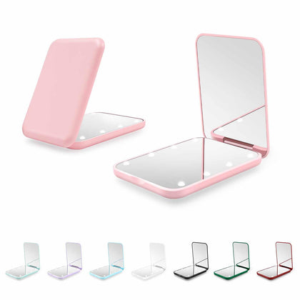 Kakuje Compact Mirror with Light front view