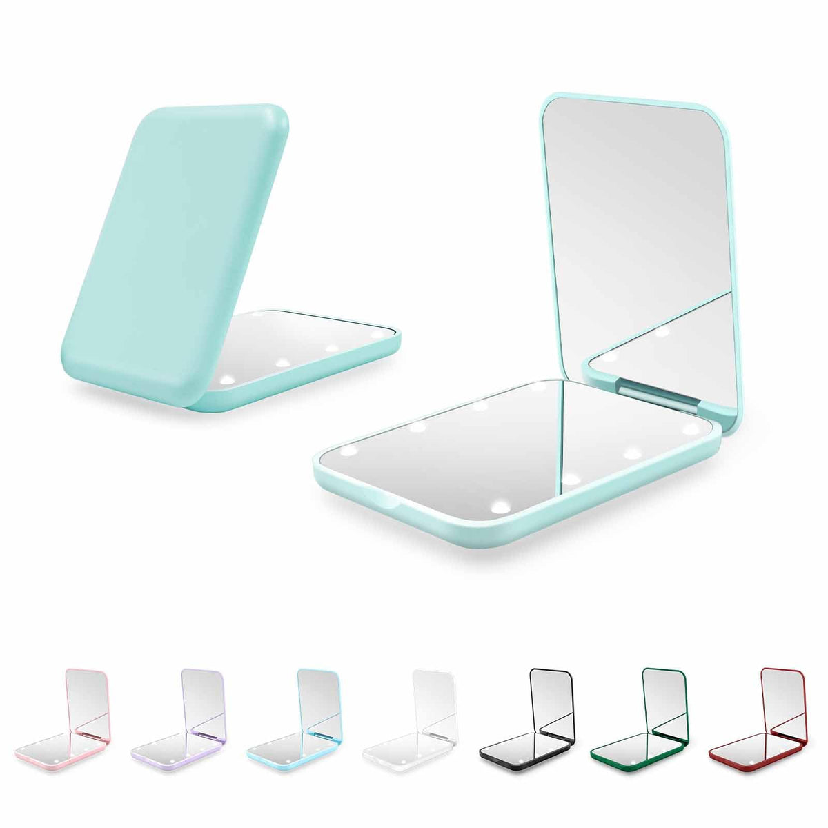 Kakuje Compact Mirror with Light front view