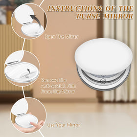 Kakuje compact mirror with USB cable