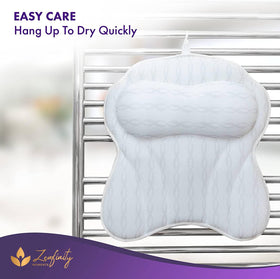 KANDOONA Bath Pillow side view showcasing its thickness