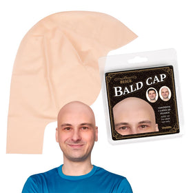 Kangaroo Bald Cap worn by a model at a costume event
