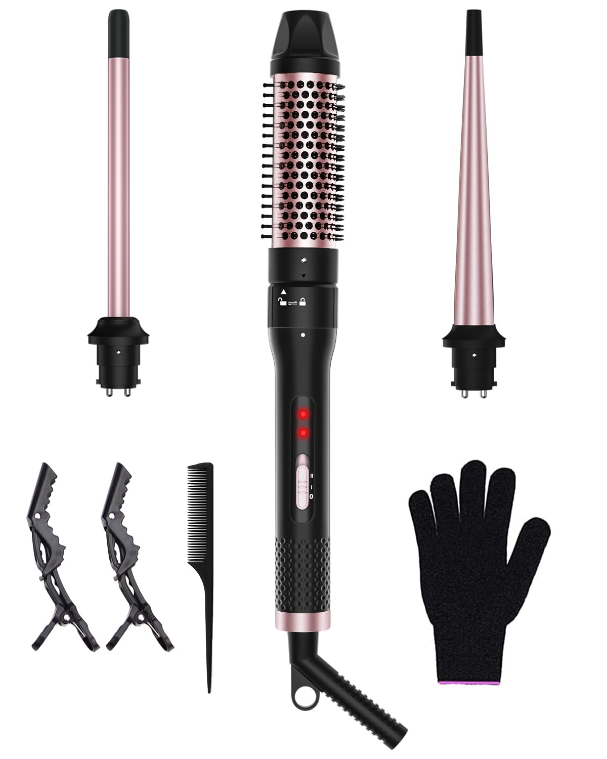 Karrong 3 in 1 Curling Iron Set with three interchangeable wands