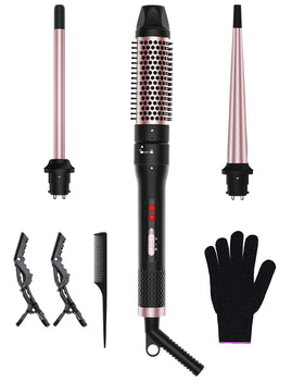 Karrong 3 in 1 Curling Iron Set with three interchangeable wands