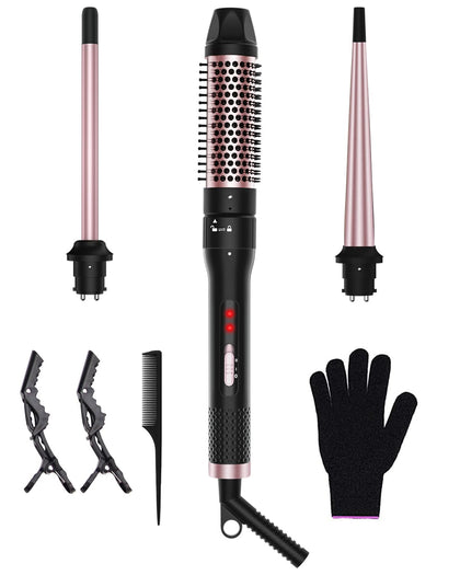 Karrong 3 in 1 Curling Iron Set with three interchangeable wands