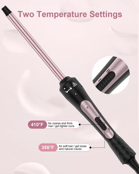 Karrong curling iron packaging with product details