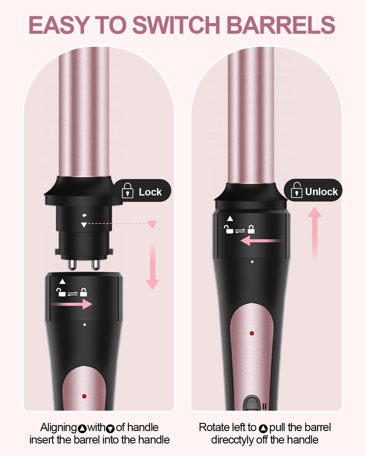 Karrong curling iron set in packaging