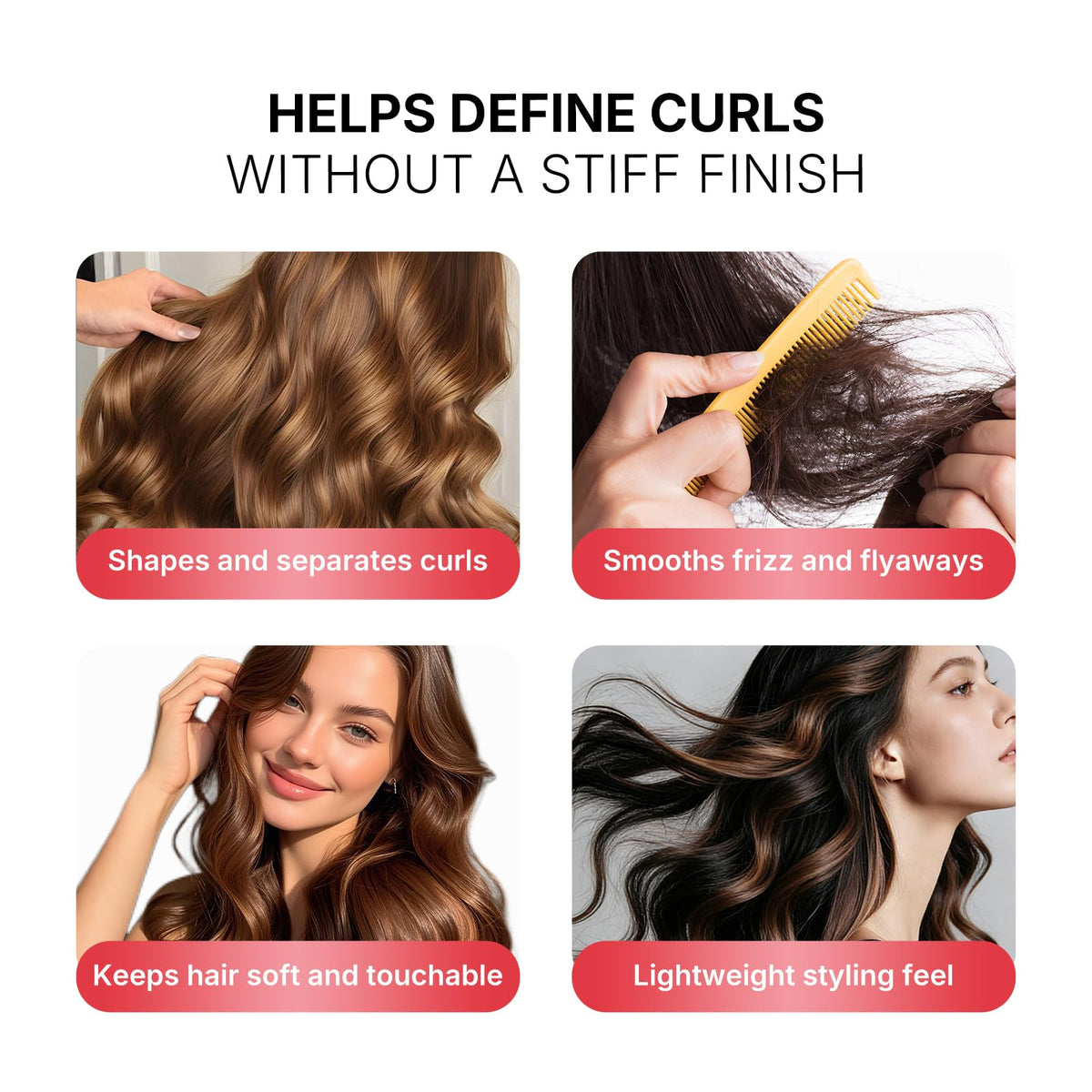 Karseell Curl Defining Cream 3.38 floz side view