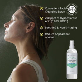 Kate Blanc Cosmetics Hypochlorous Acid Spray 8oz back view