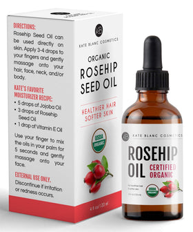 Kate Blanc Rosehip Oil packaging details