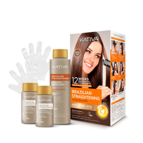 KATIVA Brazilian Keratin Kit front view with packaging