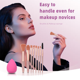 KAVCENT Makeup Kit displayed with packaging and accessories