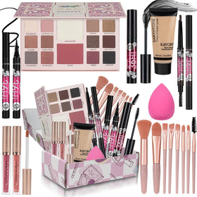 KAVCENT Makeup Kit for Women and Teen Girls including 14 colour palette