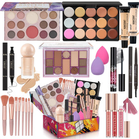 KAVCENT Makeup Kit front view with various makeup products