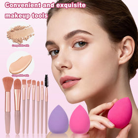 KAVCENT Makeup Kit open with all products displayed