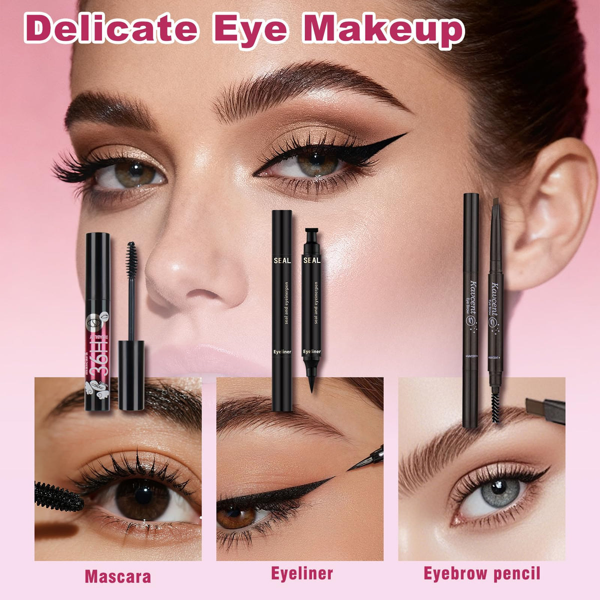 KAVCENT Makeup Kit packaging front view