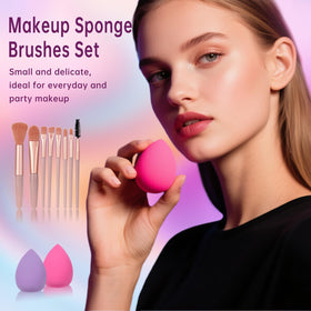 KAVCENT makeup kit packaging with all components visible
