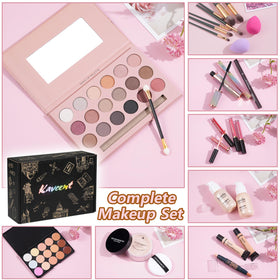 KAVCENT Makeup Kit showing full range of cosmetics